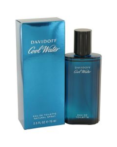 Cool Water by Davidoff Eau De Toilette Spray 2.5 oz (Men) 75ml