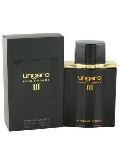 UNGARO III by Ungaro Eau De Toilette Spray (New Packaging) 3.4 oz (Men) 100ml