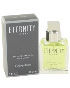ETERNITY by Calvin Klein Eau De Toilette Spray 1 oz (Men) 30ml