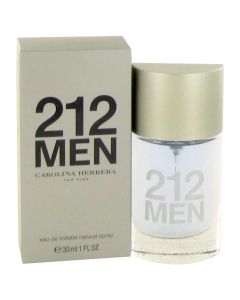 212 by Carolina Herrera Eau De Toilette Spray (New Packaging) 1 oz (Men) 30ml