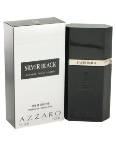 Silver Black by Azzaro Eau De Toilette Spray 1.7 oz (Men) 50ml