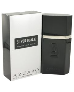 Azzaro Silver Black by Azzaro Eau De Toilette Spray 3.4 oz (Men) 100ml