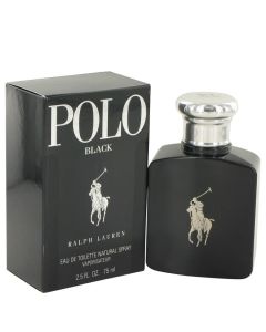 Polo Black by Ralph Lauren Eau De Toilette Spray 2.5 oz (Men) 75ml