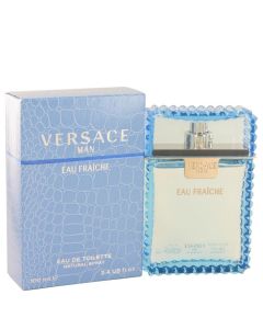 Versace Man by Versace Eau Fraiche Eau De Toilette Spray (Blue) 3.4 oz (Men) 100ml