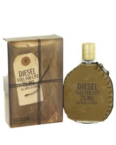 Diesel Fuel for Life by Diesel Eau De Toilette Spray 2.5 oz (Men) 75ml