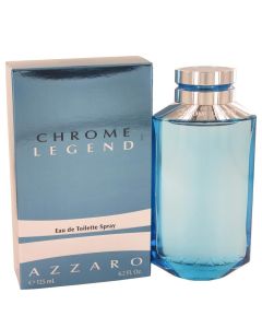 Chrome Legend by Azzaro Eau De Toilette Spray 4.2 oz (Men) 125ml