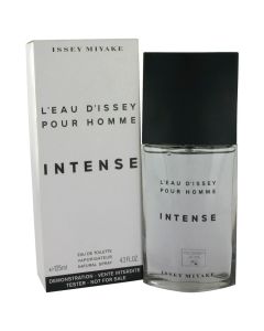 L'eau D'Issey Pour Homme Intense by Issey Miyake Eau De Toilette Spray (Tester) 4.2 oz (Men)