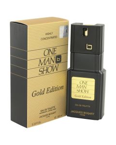 One Man Show Gold by Jacques Bogart Eau De Toilette Spray 3.4 oz (Men) 95ml