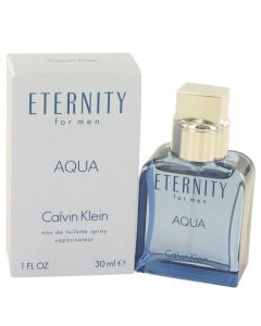 Eternity Aqua by Calvin Klein Eau De Toilette Spray 1 oz (Men) 30ml