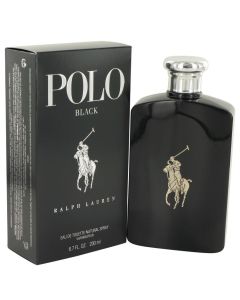 Polo Black by Ralph Lauren Eau De Toilette Spray 6.7 oz (Men) 195ml