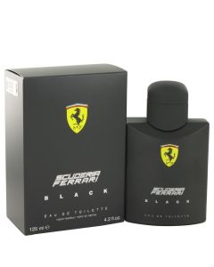 Ferrari Scuderia Black by Ferrari Eau De Toilette Spray 4.2 oz (Men) 120ml