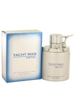 Yacht Man Metal by Myrurgia Eau De Toilette Spray 3.4 oz (Men) 100ml