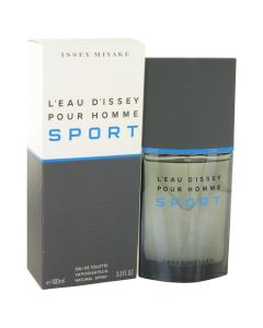 L'eau D'Issey Pour Homme Sport by Issey Miyake Eau De Toilette Spray 3.4 oz (Men) 100ml
