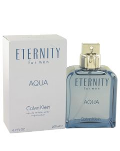 Eternity Aqua by Calvin Klein Eau De Toilette Spray 6.7 oz (Men) 195ml