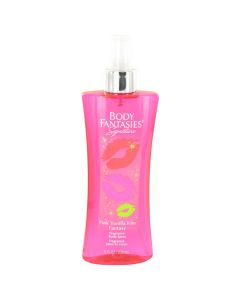 Body Fantasies Signature Pink Vanilla Kiss Fantasy by Parfums De Coeur Body Spray 8 oz (Women)