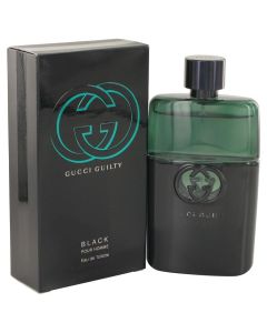 Gucci Guilty Black by Gucci Eau De Toilette Spray (Tester) 3 oz (Men) 90ml