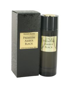 Private Blend Premium Amber Black by Chkoudra Paris Eau De Parfum Spray 3.4 oz (Men)