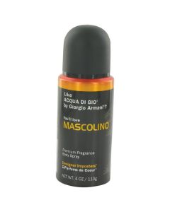 Designer Imposters Mascolino by Parfums De Coeur Body Spray 4 oz (Men) 120ml