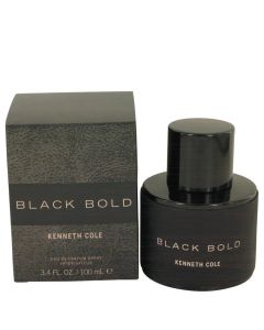 Kenneth Cole Black Bold by Kenneth Cole Eau De Parfum Spray 3.4 oz (Men)