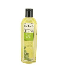 Dr Teal's Bath Additive Eucalyptus Oil by Dr Teal's Pure Epson Salt Body Oil Relax & Relief with Eucalyptus & Spearmint 8.8 oz (Women)