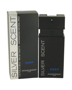 Silver Scent Deep by Jacques Bogart Eau De Toilette Spray 3.4 oz (Men)