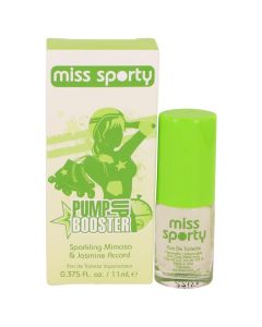 Miss Sporty Pump Up Booster by Coty Sparkling Mimosa & Jasmine Accord Eau De Toilette Spray .375 oz (Women)