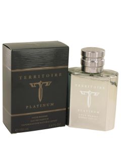 Territoire Platinum by YZY Perfume Eau De Parfum Spray 3.4 oz (Men)