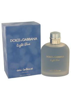 Light Blue Eau Intense by Dolce & Gabbana Eau De Parfum Spray 6.7 oz (Men)