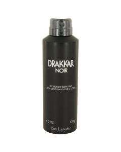 DRAKKAR NOIR by Guy Laroche Deodorant Body Spray 6 oz (Men)