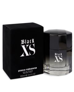 Black XS by Paco Rabanne Eau De Toilette Spray (2018 New Packaging) 3.4 oz (Men)