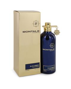 Montale Blue Amber Perfume By Montale Eau De Parfum Spray (Unisex) 3.4 OZ (Women) 100 ML