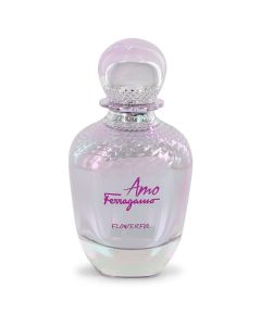 Amo Flowerful Perfume By Salvatore Ferragamo Eau De Toilette Spray (Tester) 3.4 OZ (Femme) 100 ML