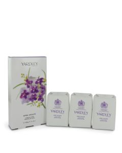 April Violets Perfume By Yardley London 3 x 3.5 oz Soap 3.5 OZ (Women) 105 ML