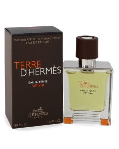 Terre D'hermes Eau Intense Vetiver by Hermes Eau De Parfum Spray 1.7 oz (Men)