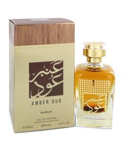 Nusuk Amber Oud Perfume By Nusuk Eau De Parfum Spray 3.4 OZ (Women) 100 ML