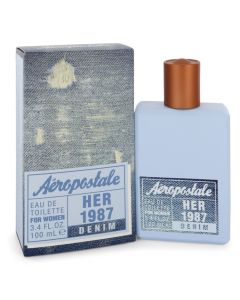 Aeropostale Her 1987 Denim Perfume By Aeropostale Eau De Toilette Spray 3.4 OZ (Women) 100 ML