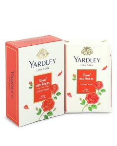 Yardley London Soaps Perfume By Yardley London Royal Red Roses Luxury Soap 3.5 OZ (Women) 105 ML