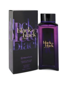 Black Is Black Perfume By Nu Parfums Eau De Parfum Spray 3.3 OZ (Women) 95 ML