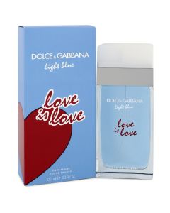 Light Blue Love Is Love Perfume By Dolce & Gabbana Eau De Toilette Spray 3.3 OZ (Women) 95 ML