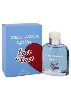 Light Blue Love Is Love Cologne By Dolce & Gabbana Eau De Toilette Spray 4.2 OZ (Men) 125 ML