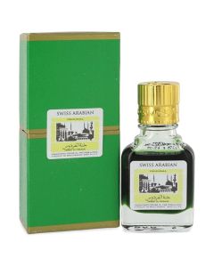 Jannet El Firdaus Cologne By Swiss Arabian Concentrated Perfume Oil Free From Alcohol (Unisex Green Attar) 0.3 OZ (Men) 10 ML