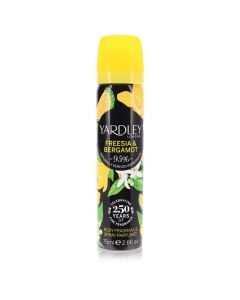 Yardley Freesia & Bergamot Perfume By Yardley London Body Fragrance Spray 2.6 OZ (Women) 75 ML