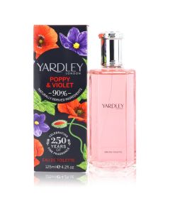 Yardley Poppy & Violet Perfume By Yardley London Eau De Toilette Spray 4.2 OZ (Women) 125 ML
