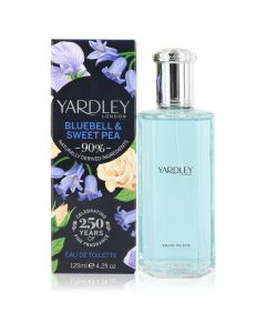 Yardley Bluebell & Sweet Pea Perfume By Yardley London Eau De Toilette Spray 4.2 OZ (Women) 125 ML