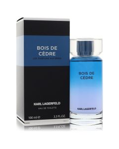Bois De Cedre Cologne By Karl Lagerfeld Eau De Toilette Spray 3.3 OZ (Homme) 95 ML