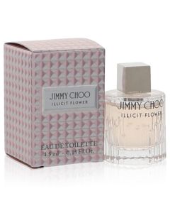 Jimmy Choo Illicit Flower Perfume By Jimmy Choo Mini EDT Spray 0.15 OZ (Femme) 5 ML