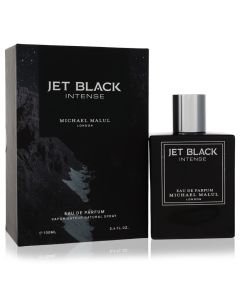 Jet Black Intense Cologne By Michael Malul Eau De Parfum Spray 3.4 OZ (Homme) 100 ML