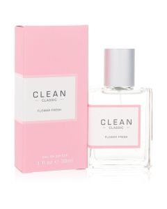 Clean Classic Flower Fresh Perfume By Clean Eau De Parfum Spray 1 OZ (Femme) 30 ML