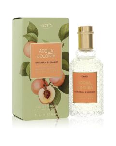 4711 Acqua Colonia White Peach & Coriander Perfume By 4711 Eau De Cologne Spray (Unisex) 1.7 OZ (Femme) 50 ML