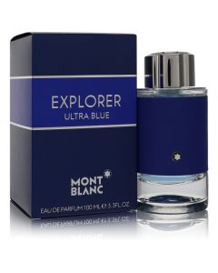 Montblanc Explorer Ultra Blue Cologne By Mont Blanc Eau De Parfum Spray 3.3 OZ (Homme) 95 ML